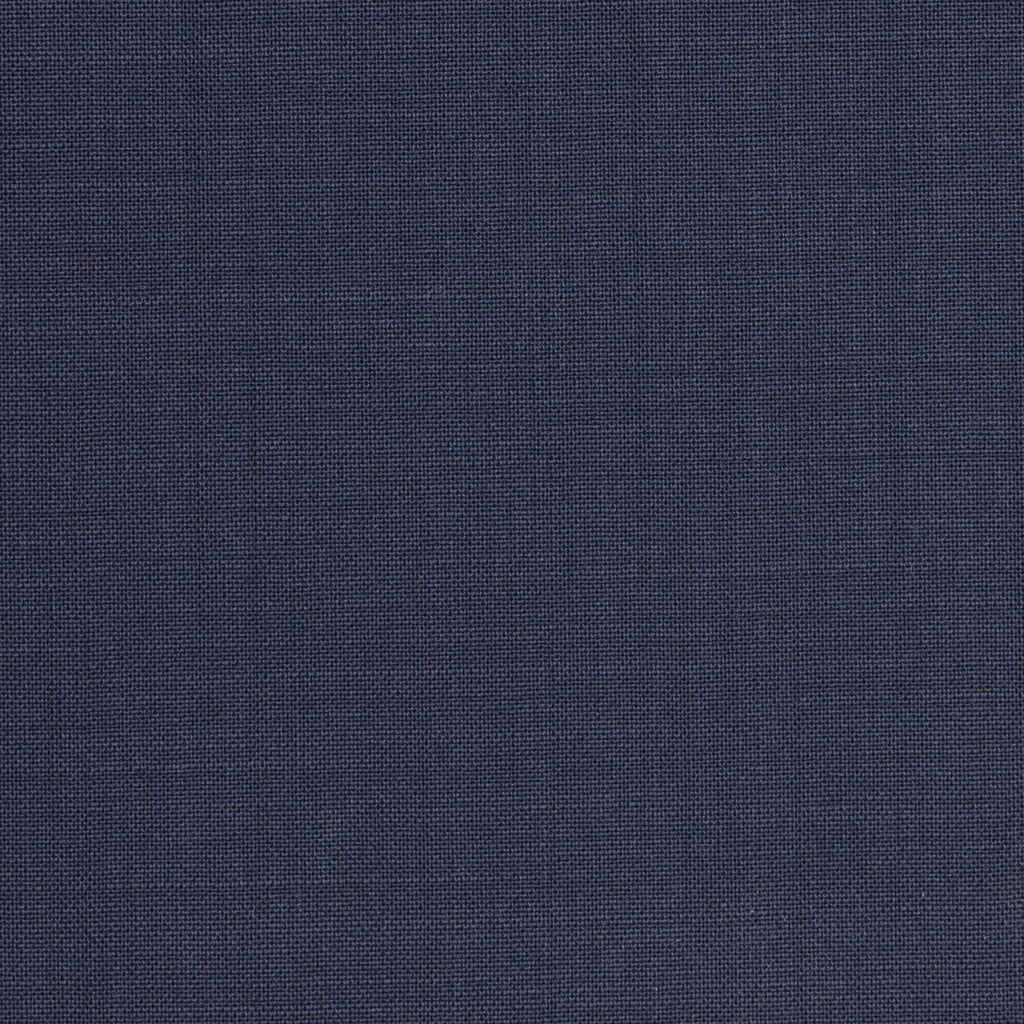 Navy Blue Plain Topaz Suiting Cashlux 150