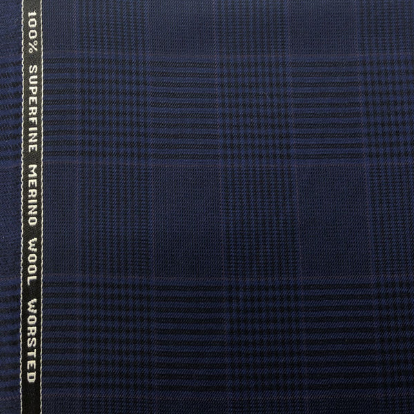 Navy & Black With Light Purple Check Quartz Vol 2. VV Finish