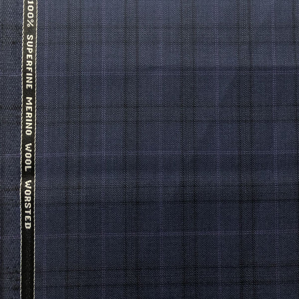 Navy With Purple/Black Check Quartz Vol 2. VV Finish