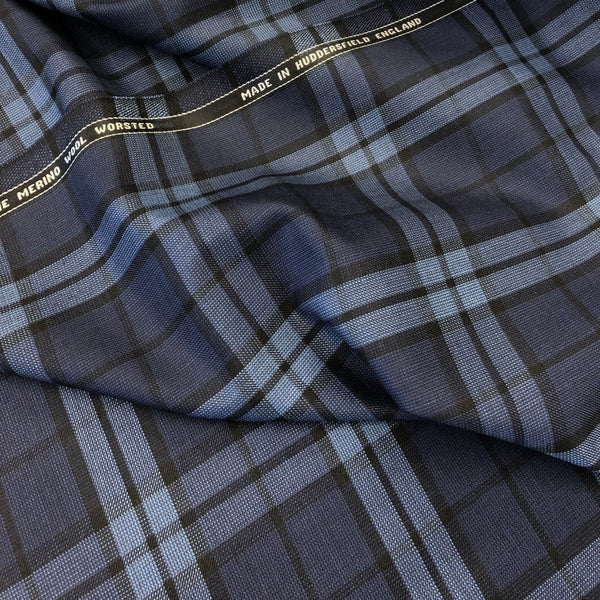 Navy With Aqua/Black Check Quartz Vol 2. VV Finish