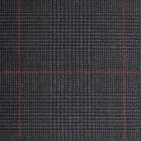 Navy Pindot With Royal Blue Stripe Quartz Super 100's Suiting