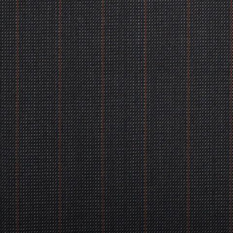 Grey Pindot With Lilac Stripe Quartz Super 100's Suiting