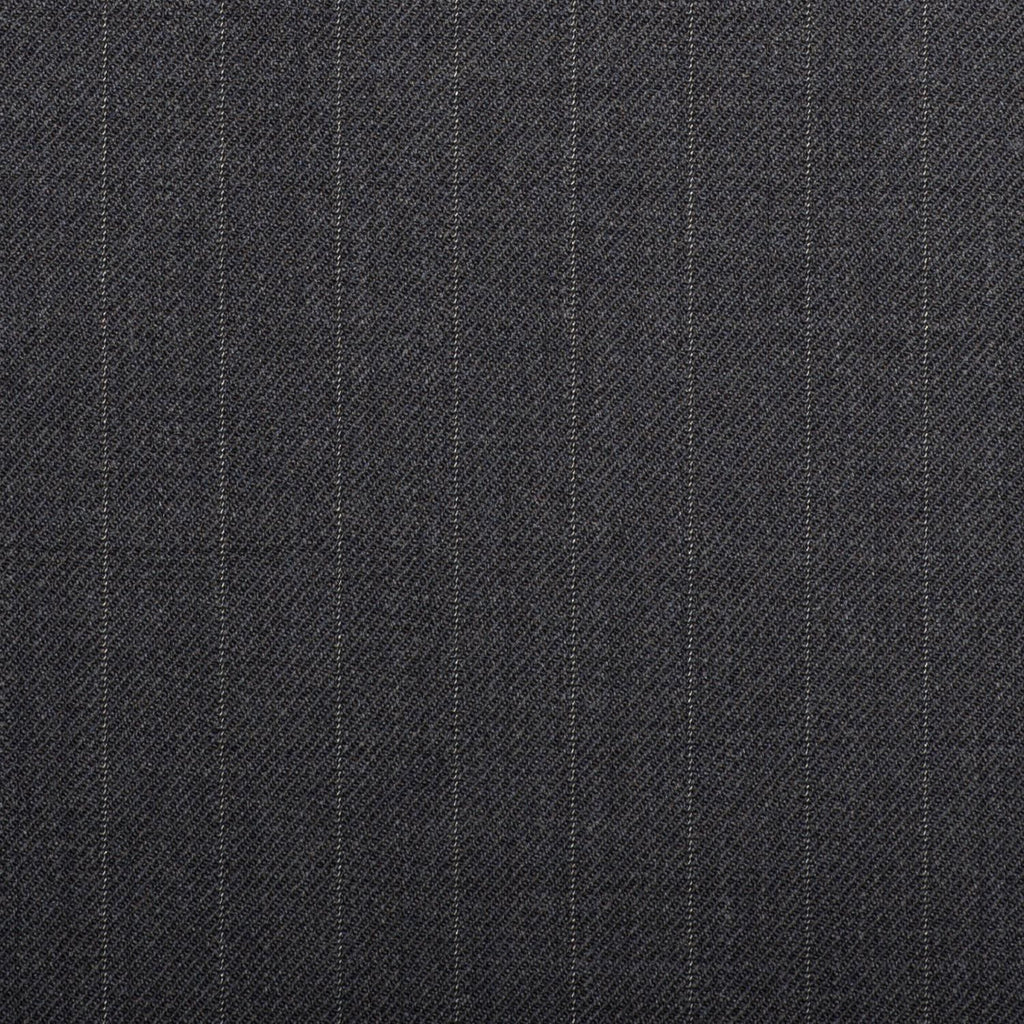 Grey Pinstripe Quartz Super 100's Suiting