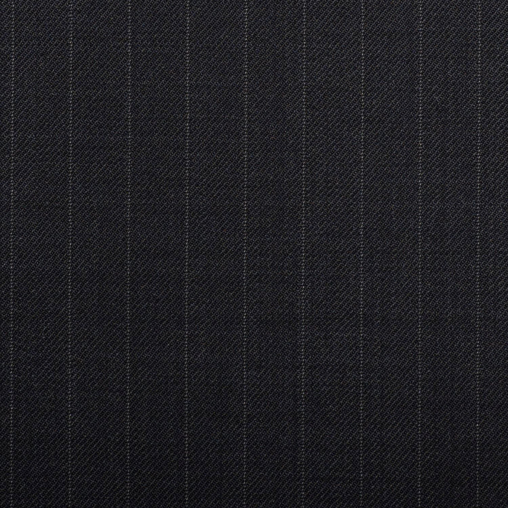 Navy Pinstripe Quartz Super 100's Suiting