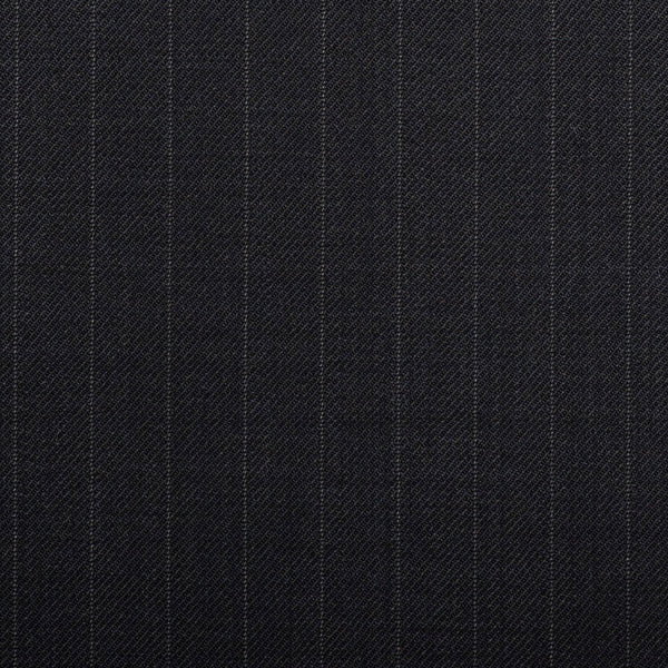 Navy Pinstripe Quartz Super 100's Suiting