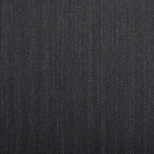 Dark Grey Herringbone Quartz Super 100's Suiting