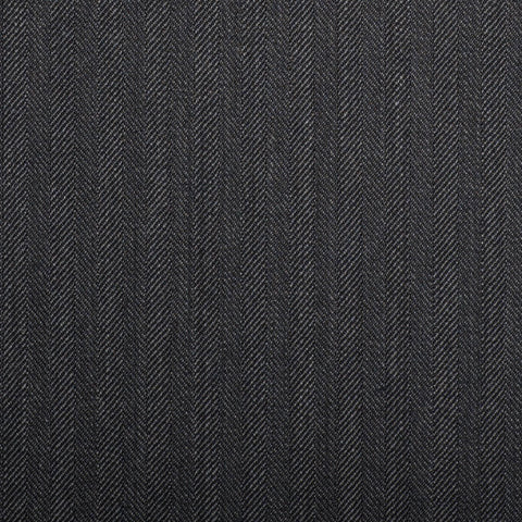 Dark Grey Herringbone Quartz Super 100's Suiting