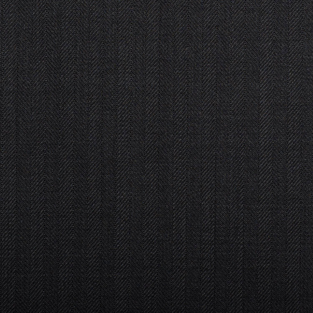 Black Herringbone Quartz Super 100's Suiting
