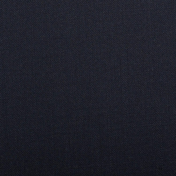 Navy Herringbone Quartz Super 100's Suiting