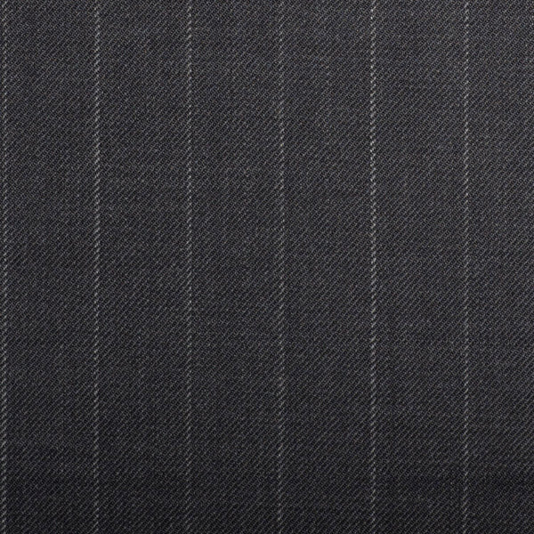 Grey Chalkstripe Quartz Super 100's Suiting