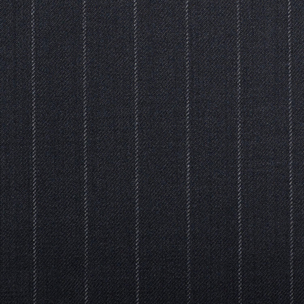 Navy Chalkstripe Quartz Super 100's Suiting