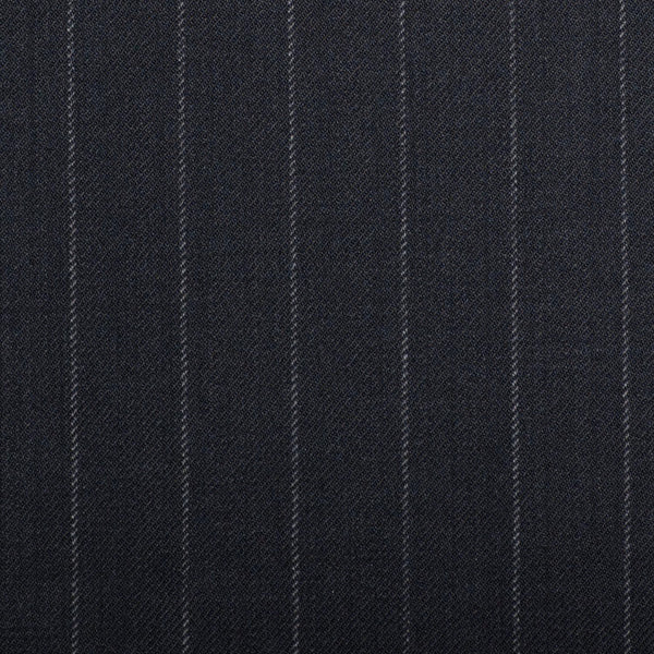 Navy Chalkstripe Quartz Super 100's Suiting