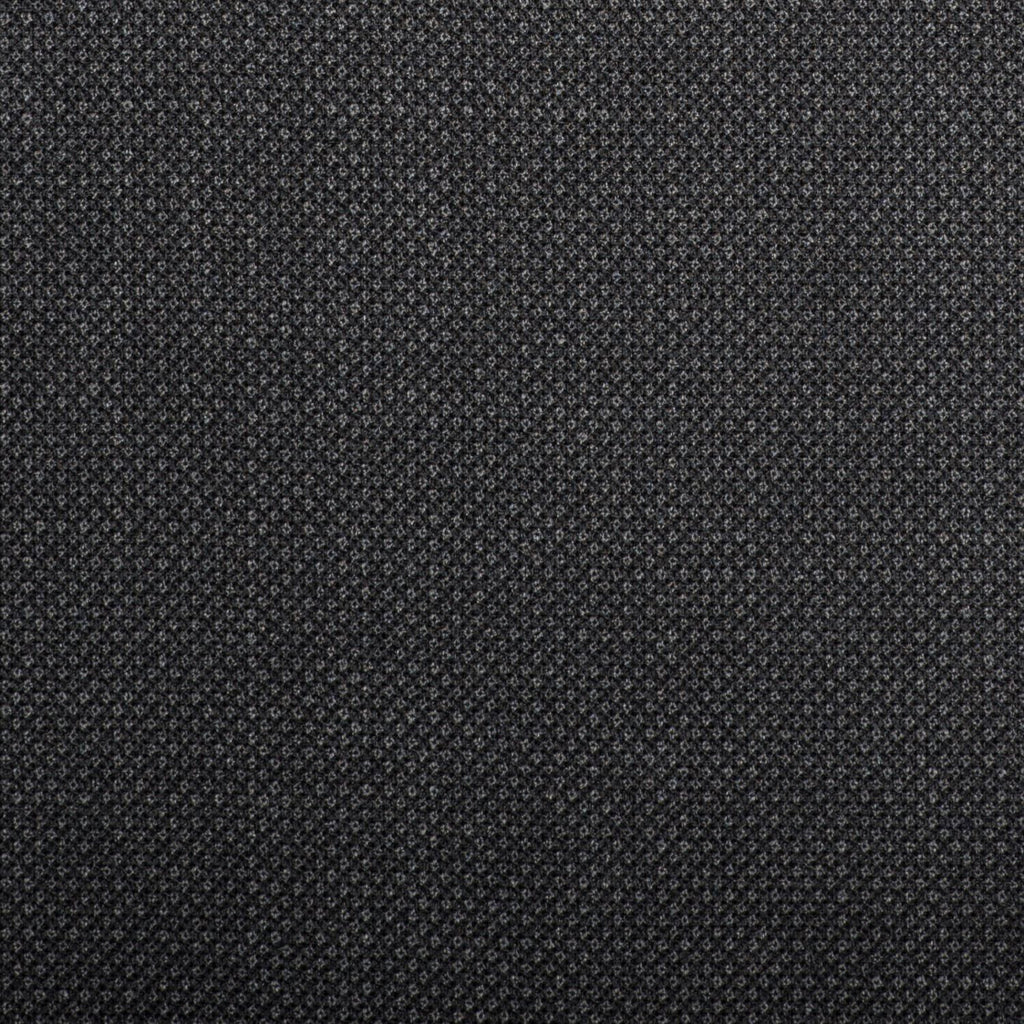 Dark Grey And Black Birdseye Quartz Super 100's Suiting
