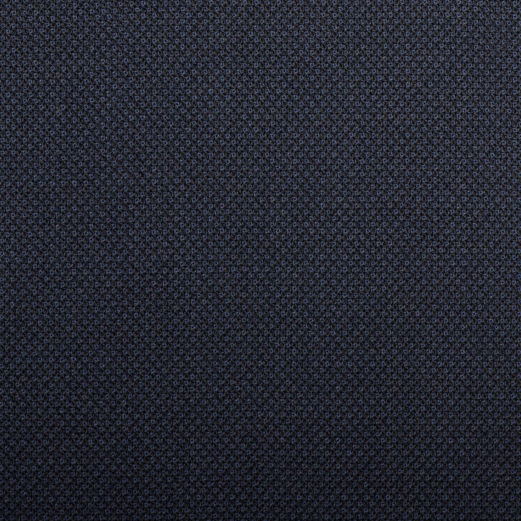 Dark Navy And Black Birdseye Quartz Super 100's Suiting