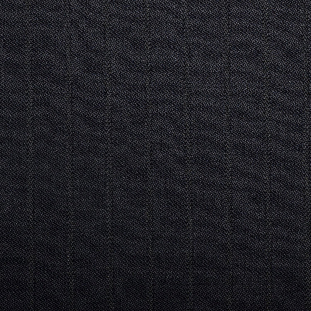 Navy Self Stripe Quartz Super 100's Suiting