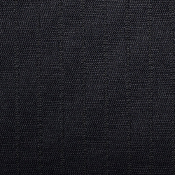 Navy Self Stripe Quartz Super 100's Suiting