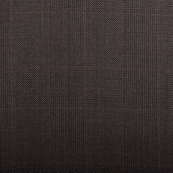 Brown Prince Of Wales With Rust Overcheck Quartz Super 100's Suiting