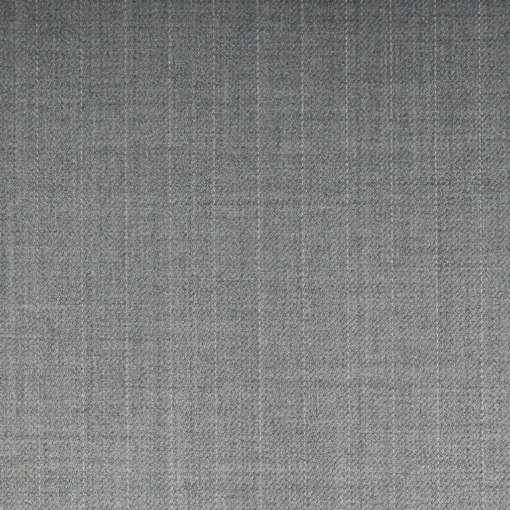 Light Grey Pinstripe Crystal Super 130's Suiting