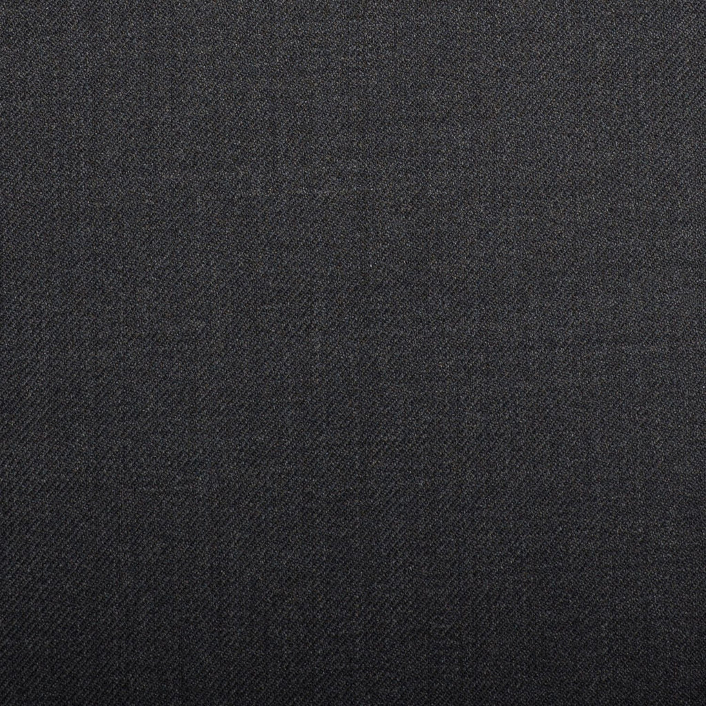 Dark Grey Plain Twill Crystal Super 130's Suiting