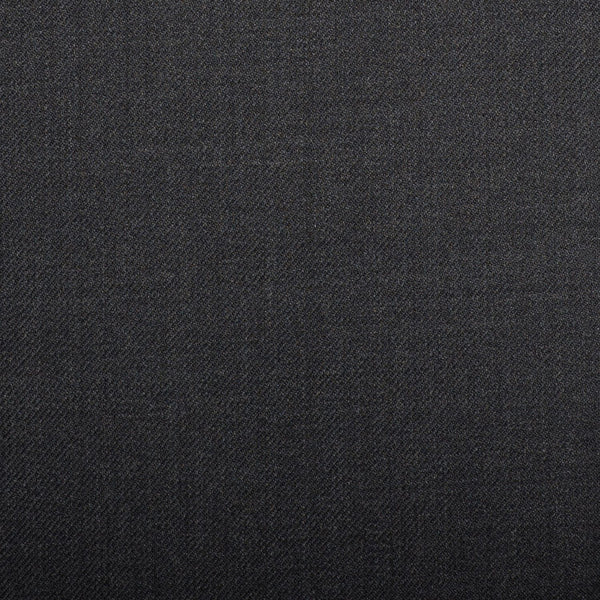 Dark Grey Plain Twill Crystal Super 130's Suiting