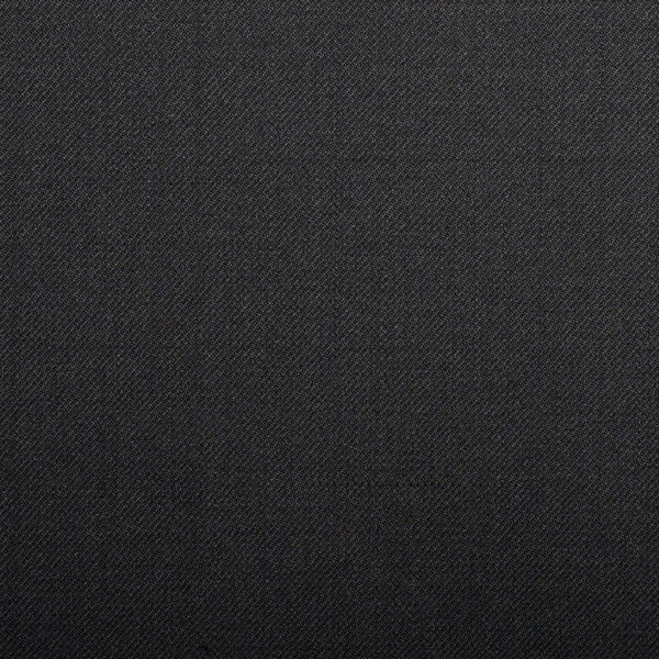 Black Plain Twill Crystal Super 130's Suiting