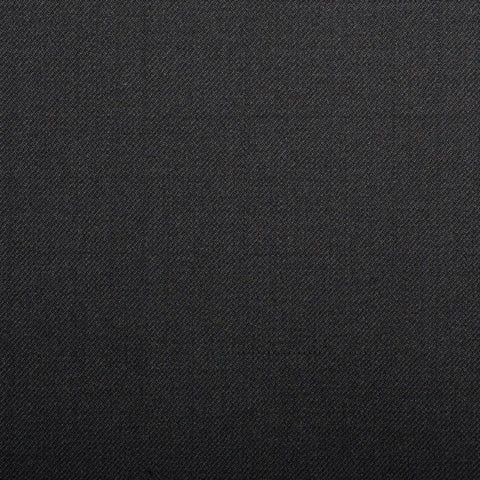 Black Plain Twill Crystal Super 130's Suiting