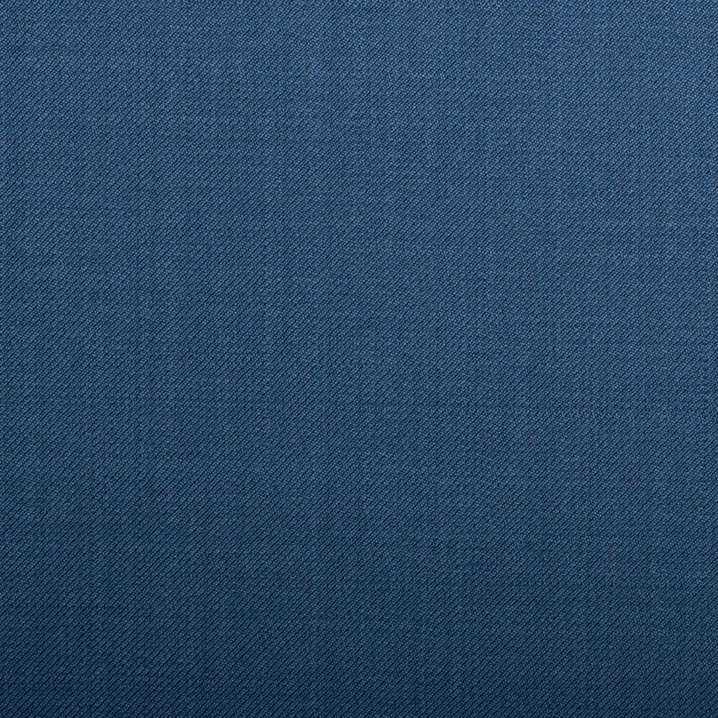 Medium Blue Plain Twill Crystal Super 130's Suiting