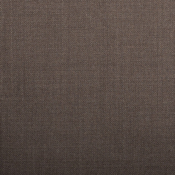 Brown Plain Twill Crystal Super 130's Suiting