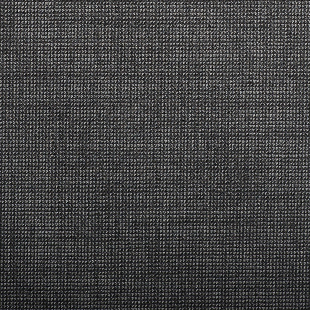 Grey And Black Tank Weave Crystal Super 130's Suiting