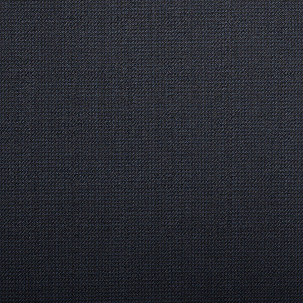 Navy And Black Tank Weave Crystal Super 130's Suiting