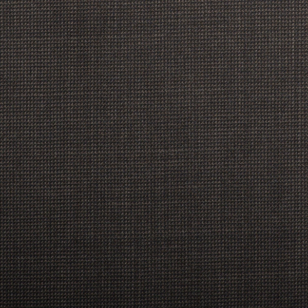 Brown And Black Tank Weave Crystal Super 130's Suiting