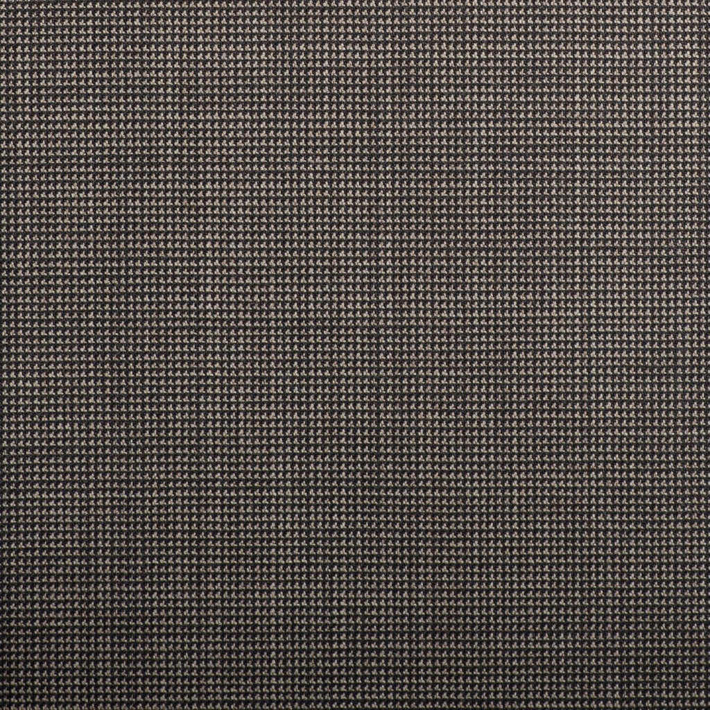 Light Brown And Black Tank Weave Crystal Super 130's Suiting