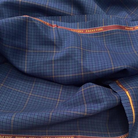 Dark Brown Plain Twill Onyx Super 100's Luxury Jacketing And Suiting's