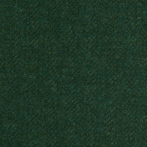 Dark Green Subdued Herringbone Coral Tweed All Wool