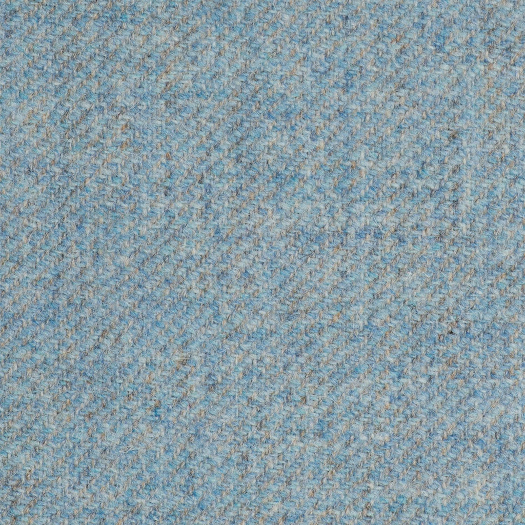 Baby Blue Twill Coral Tweed All Wool