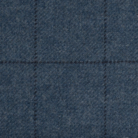 Green With Brown And Dark Green Check Moonstone Tweed All Wool