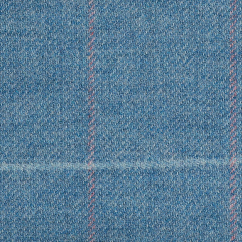 Green With Brown And Dark Green Check Moonstone Tweed All Wool