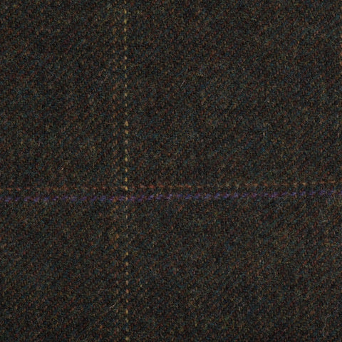 Dark Green Twill Coral Tweed All Wool