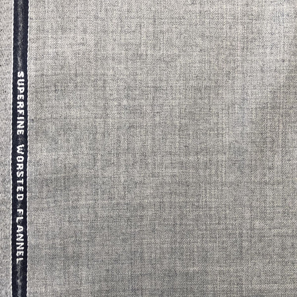 Light Grey Plain Flannel Suiting Jacketing