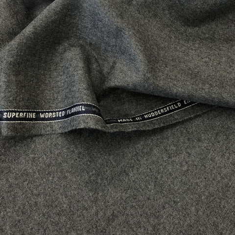 Light Grey Plain Flannel Suiting Jacketing