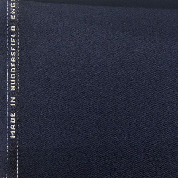 Navy Plain Flannel Suiting Jacketing