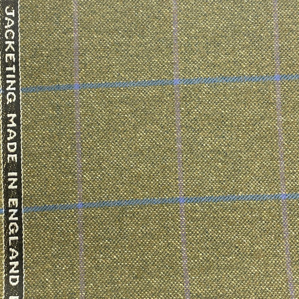 Green With Blue/Lilac Check