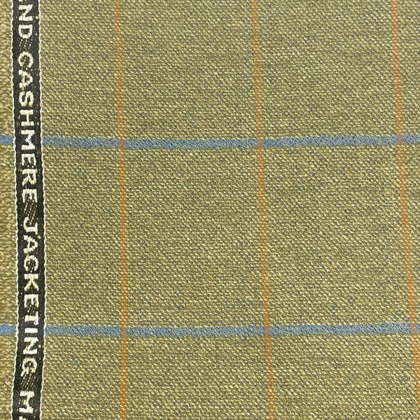 Green With Blue/Orange Check