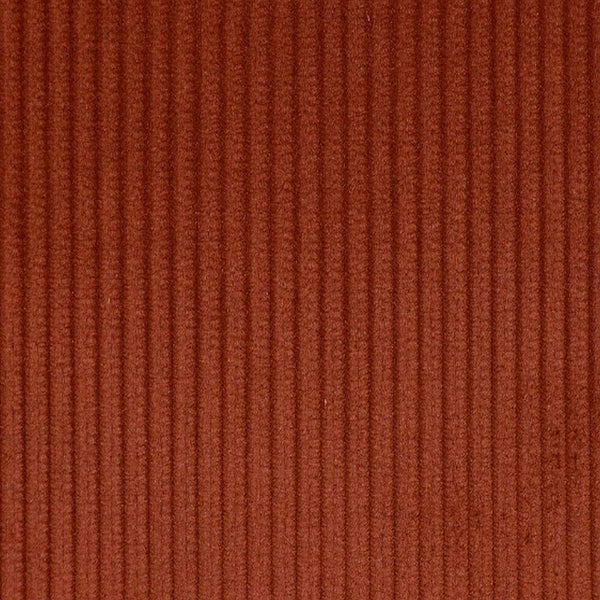 Rust 8 Wale Corduroy 100% Cotton