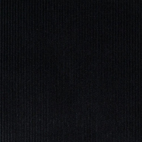 Black 12 Wale Corduroy 100% Cotton