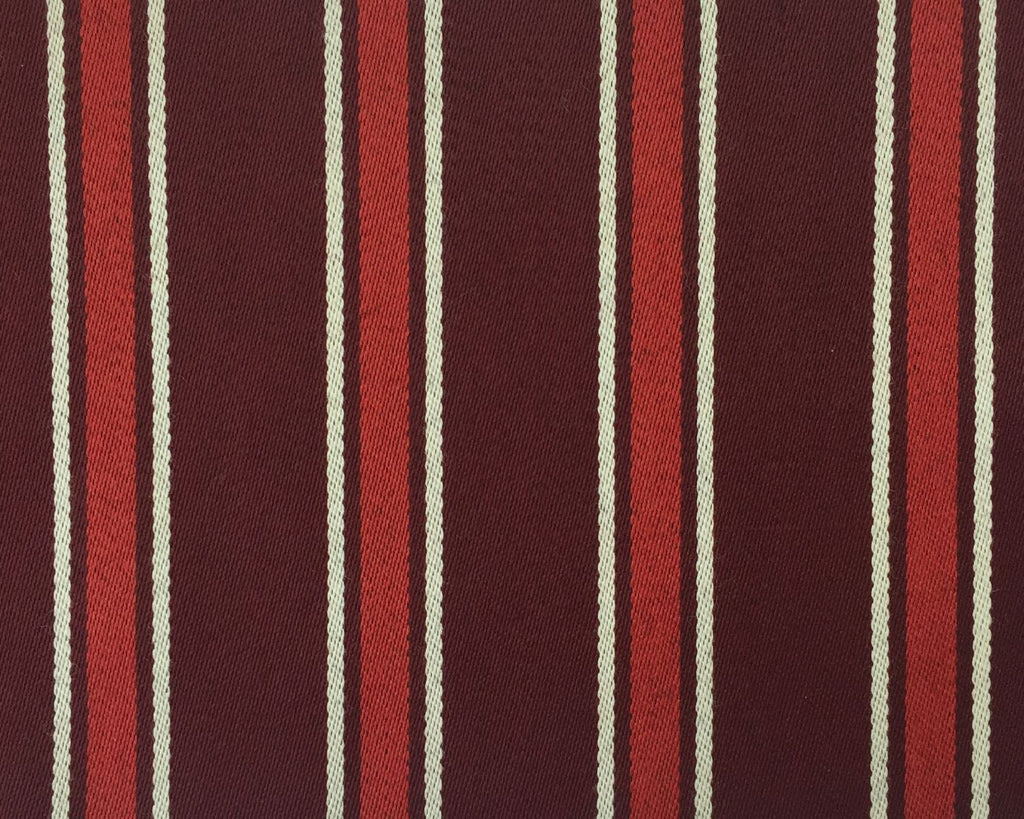 Maroon, Red And White Blazer/Boating Stripe 1 3/4'' Repeat Jacketing