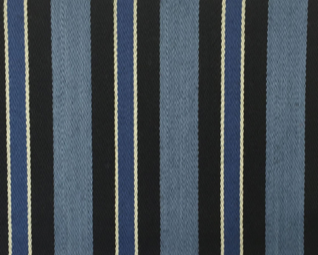 Sky Blue, Blue, Black And White Blazer/Boating Stripe 1 3/4'' Repeat Jacketing