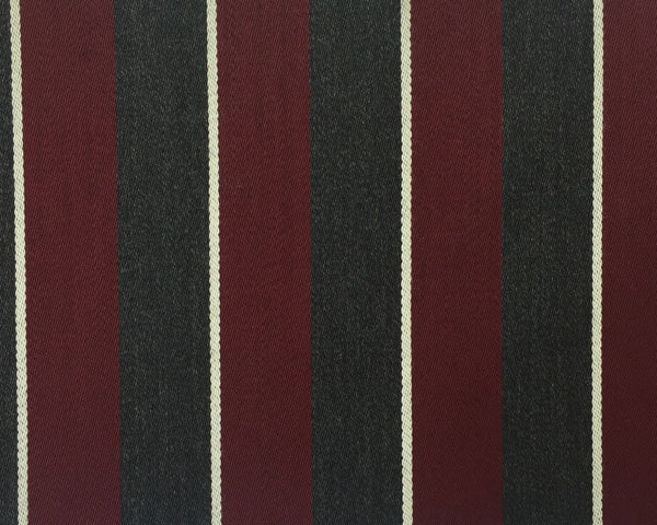 Maroon, Grey And White Blazer/Boating Stripe 2 1/4'' Repeat Jacketing