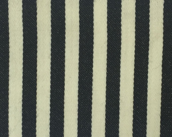 Cream And Black Blazer/Boating Stripe 3/4'' Repeat Jacketing