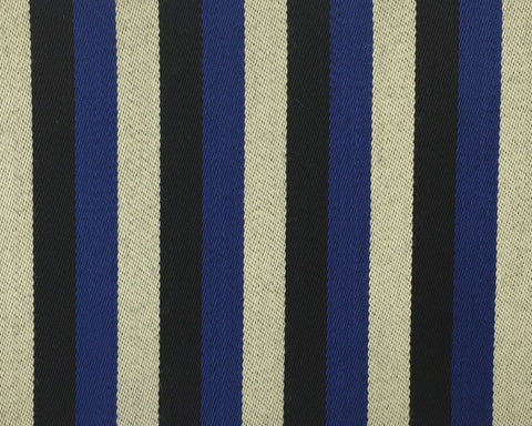 Blue, Yellow And Black Blazer/Boating Stripe 1 1/4'' Repeat Jacketing